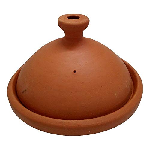 Ethnic-Home-Decor-Tajine-Tagine-Pot-Terracotta-Plate-Moroccan-Artisan-Diam26cm-Ramous
