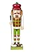 Clever Creations Golfer 14 Inch Traditional Wooden Nutcracker, Festive Christmas Décor for Shelves and Tables