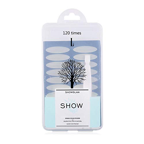 Luerme Natural Invisible Single/Double Side Eyelid Tapes Stickers 120 Times Invisible Three - Dimensional Non - Reflective Waterproof Sweat - Proof Long - Lasting Sticky