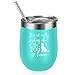 Dog Mom Gifts for Women - Dog Lover Gifts - It's Not Drinking Alone if the Dog is Home - Funny Birthday, Christmas Home Themed Wine Gifts for Dog Lovers, Dog Owner, Dog Fur Mama - Coolife Wine Tumbler