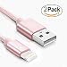 Apple Lightning Cable, iPhone Cable,Valkit 3.3 Feet iPhone Date Sync and Charge Lightning USB Cord Cable Adapter for iPhone 5 / 5SE, 6 / 6 plus, 6s / 6s plus, iPad mini, iPad air, Air2, iPad pro, Gold
