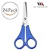 Kids Blunt Safety Craft Scissors for School – 24 Pack of 5 Inch Children Scissors with Stainless Steel Blades Perfect for Home or School Projects