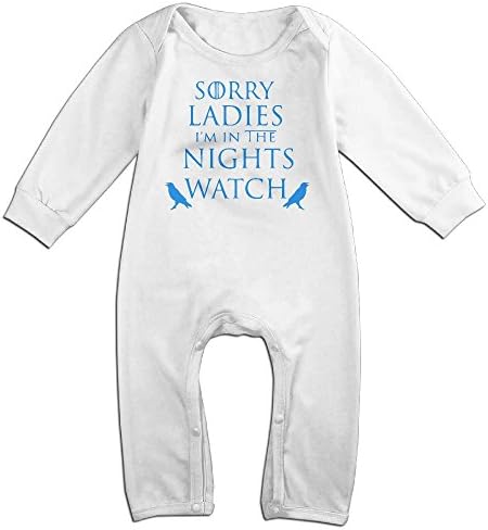 Sorry Ladies I'm Part Of The Nights Watch Cute Baby Boys Girls Long Sleeve Jumpsuit Bodysuit