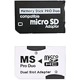 BR &amp; TD Dual Slot Micro SD/SDHC to Memory Stick Pro Duo Adapter (double adapter)