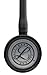 3M Littmann Cardiology III Stethoscope, Black Plated Chestpiece and Eartubes, Black Tube, 27 inch, 3131BE