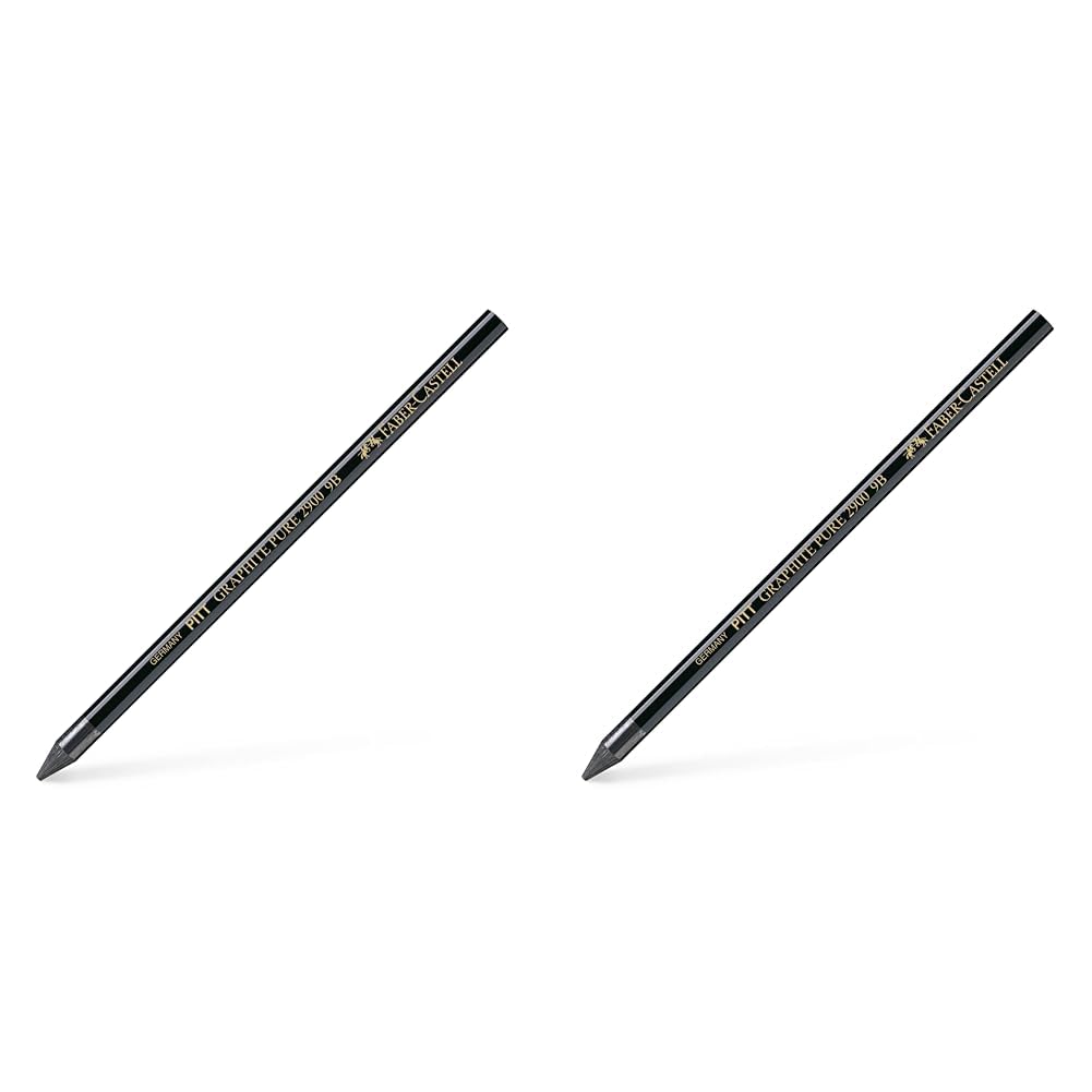 Faber-Castell Pitt Graphite 9B Pure Pencil (Pack of 2)