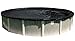 Buffalo Blizzard Micro Mesh Black Winter Cover for 27 or 28-Foot Round Above-Ground Swimming Pools | Allows Rain or Melted Snow to Pass Through | Covers Include 3-Feet of Overlap to Measure 31-Feet