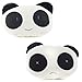 Kasstino 1 Pair Cute Panda Vehicle Neck Rest Pillow Headrest Cushion Protecter Travel Car Pillow