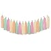 Ling's moment 20 PCS Tissue Paper Tassels, Tassel Garland for Wedding, Baby Shower and Party Decorations, DIY Kits - (Baby Pink + Ivory + Honey Peach + Mint)