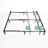 Zinus Compack Adjustable Steel Bed Frame, for Box Spring &amp; Mattress Set, Fits Twin to Queen (Kitchen)