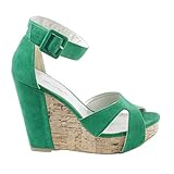 HerStyle Women's Nadiya Manmade Wedge Sandal with Stylish Toe Straps