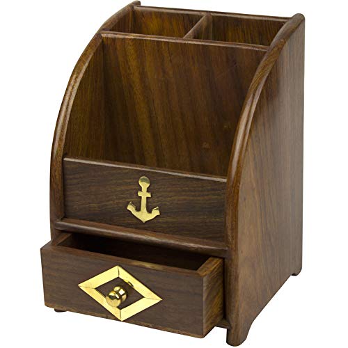 Nauticalia 7259 Naval-Style Desk Tidy, 13 x 18 cm