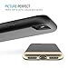 iPhone 7 Case, Maxboost [Vibrance Series] Protective Slider Style Cases for Apple iPhone 7 2016 SOFT-Interior Scratch Protection Finished Hard Cover - Black/Champagne Gold