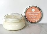 Gingerbread Cookie Scented Soy Candle, Seasonal Holiday Christmas Candle - 6oz