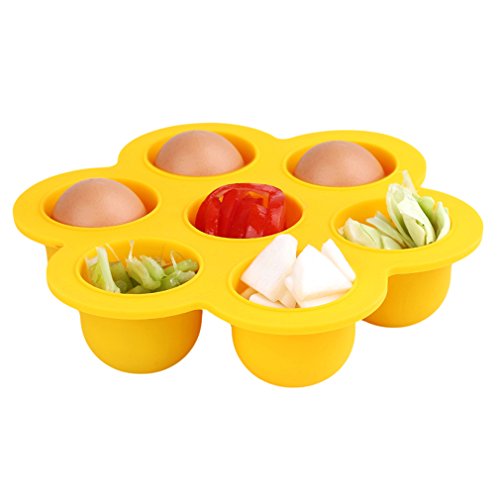 EH-LIFE Silicone Baby Food Freezer Tray with Clip-on Lid - Perfect Storage Container for Homemade Baby Food, Vegetable & Fruit Purees and Breast Milk - BPA Free & FDA Approved (Yellow)