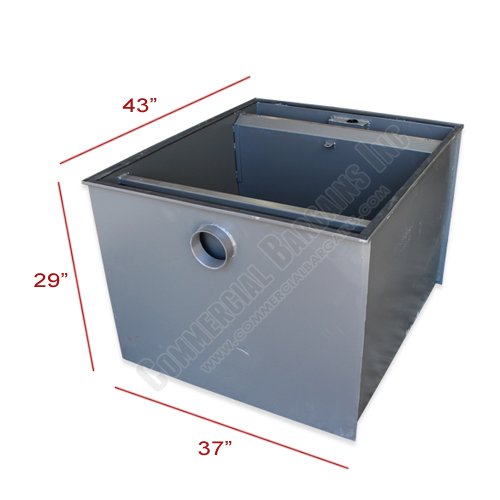 WentWorth 200 Pound Grease Trap Interceptor 100 GPM Gallons Per Minute