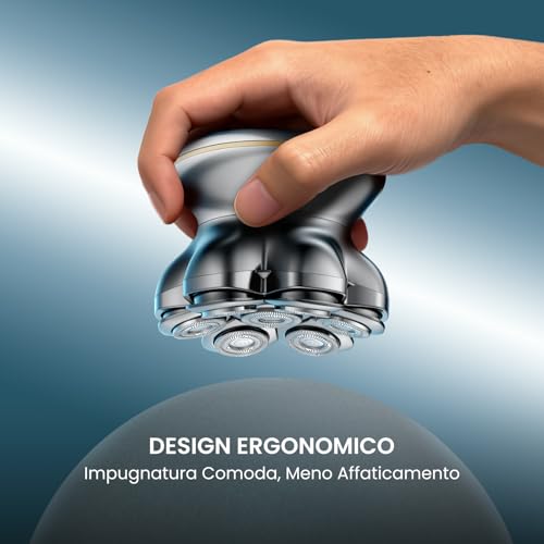 MAXGROOM PRO 7D Shaver Head Bald 2 Speeds 7500RPM & 8800RPM, 2026 Electric Shaver Men's Hair Shaver for Men Absolute Zero Hair, Shaver Hair, Gift for Dad and Husband (Silver)