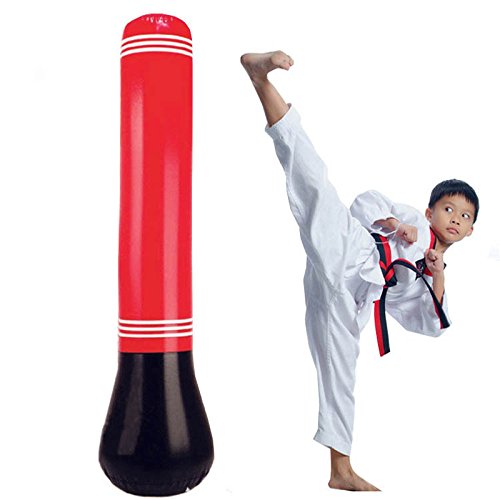 Nadalan Inflatable Boxing Column Tumbler Sandbags Fitness,Training,Fun Activity