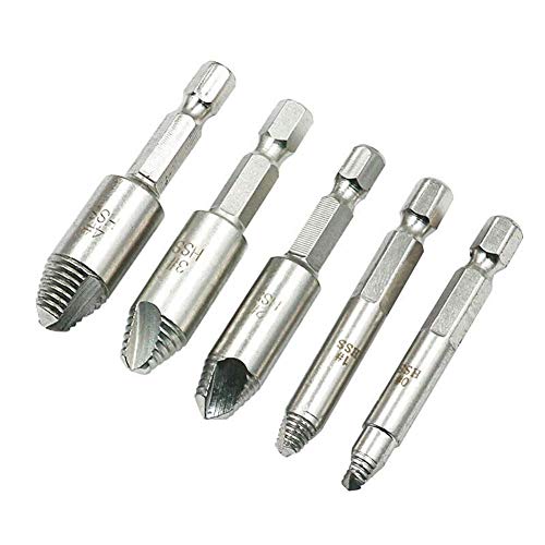 Premium Screw Extractor,Broken Bolt Extractor,Damaged Screws-Stripped Screw Remover Set