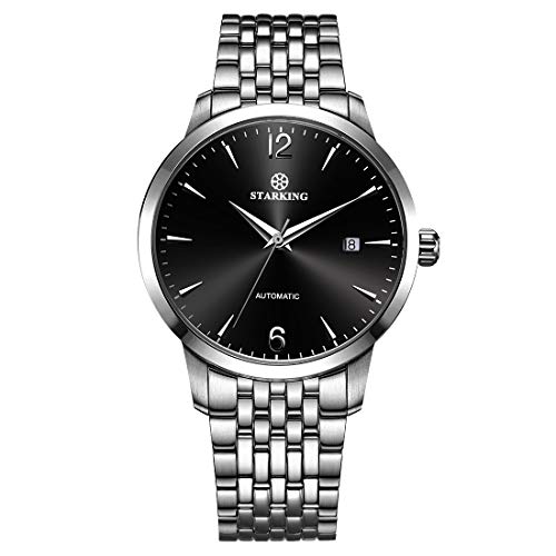 STARKING Top Brand Luxury Automatic Mens Wrist Watch AM0184 stainlessWatch Men Casual Style Fashion Waterproof Watches Scratch Proof Male