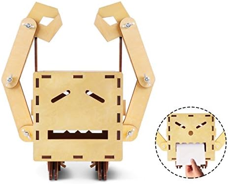 APANAGE 3D Wooden Puzzle DIY Geek Gifts, 3D Assembling Puzzle Toys Wood Decor Tissue Box, Creative Handmade DIY Wooden Toys for Teens, Adults and Geekers, Eco-Friendly Home Decoration