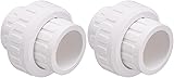 Carvedexquisitely 3/4" PVC Union Coupling Pipe