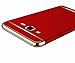 Galaxy J7 Case, Ranyi [3 in 1 Hybrid] [Anti-Slip] [Metal Texture] Slim Fit Full Body Design Metal Painting Bumper + Matte Hard Back Cover Case for Samsung Galaxy J7 (2015), red