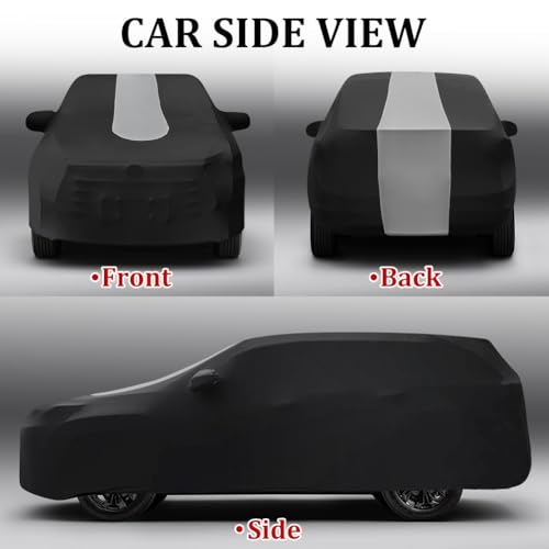 WinPower Interior Car Cover Complete 5.10-5.40M SUV Breathable Stretchable Elasticity Protection Anti-Dust Anti-Scratch for Garage Car Exhibition, 1 Piece