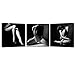 sechars - Sexy Women Picture Print on Canvas Black and White Girl Canvas Art for Bedroom Wall Decoration Beautiful Body Canvas Wall Art Total Size 16