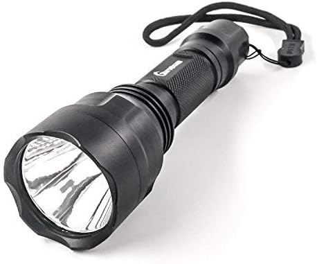 GiareBeam 5 Light Modes Bright Tactical Flashlight, Water-Resistant, 900 Lumens CREE LED, for Camping and Hiking,