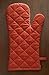 Maison d' Hermine Cooking Gloves 100% Cotton Heat Resistant 7 Inch x 13 Inch Oven Mitt with Loop, Handling Hot Pans Grilling Microwave, Kashmir Paisley - Thanksgiving/Christmas