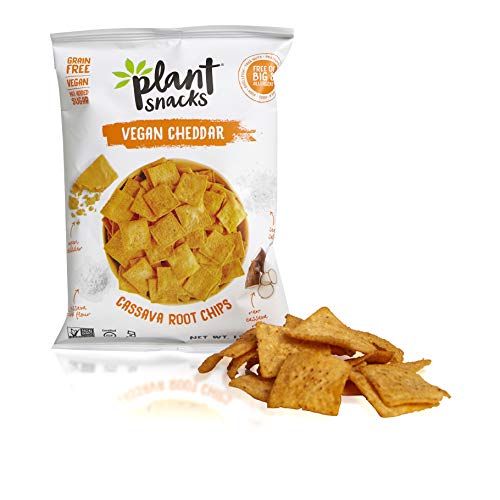 Plant Snacks VEGAN Cheddar Mix Cassava Root Chips, Vegan, Big8