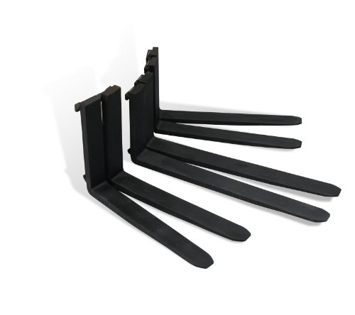 Forklift forks, 48" length, 2 piece set, 5,720lbs lifting capacity, 48" Length x 4" Width x 1-3/4" Thickness - Thumbnail 2
