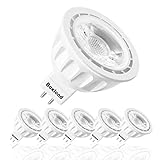 6 Pack MR16 LED Light Bulb Non Dimmable, 90% Energy Saving, 3000K Warm White, 40 Degree Beam Angle, AC/DC 12V, 5 Watts, 50W Halogen Bulb Equivalent, GU5.3 Bi-Pin Base, by Boxlood