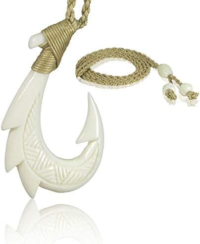 bone fish hook mythology KanaKala Pacific Hawaiian Made on Maui Hand Carved Bone Fish Hook Necklace  Men. Our Moana Movie and Zac Brown Band Inspired Replica