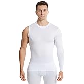 New Compression Shirts for Men 1/2 Single Arm Long Sleeve Athletic Base Layer Undershirt Gear T Shirt for Workout Basketball