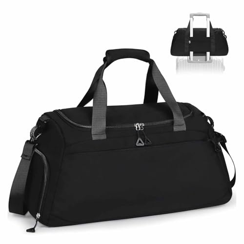 Bolso Deportivo Maletas para Gimnasio Fitness Viaje, Dry Wet Bolsa de Gimnasio Deportiva, Mochila Gran Capacidad Alta Durabilidad Plegable y Fácil de Llevar Uso Ideal Para Deportes y Viajes