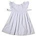 Girls White Cotton Pinafore Costume - Pioneer, Pilgrim, Peasant