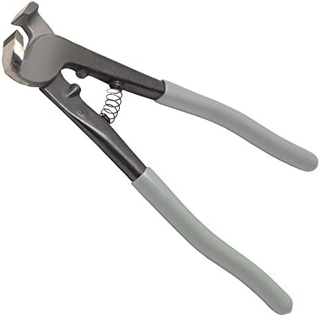 Superior Tile Cutter and Tools ST025 Thin Tile Carbide Nippers with Offset Jaws, 5/8-Inch, Gray