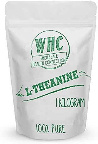 L-Theanine Powder 1kg (10000 Servings) | Nootropic | Cognitive Enhancer | Reduce Stress | Mood Support | Promote Relaxation and Focus | Sleep Aid | Healthy Blood Flow