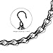 Flower Pot Chain 24 Inch Hanging Flower Basket Galvanized Replacement Chain 3 Point Garden Plant Hanger (4pcs(Black))