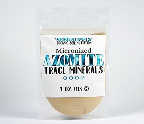 4 Ounces of Azomite by The Seed Supply- Organic Trace Mineral Powder - 67 Essential Minerals by Raw Supply