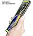 Poetic Galaxy Note 9 Case, Guardian [Scratch Resistant Back] [360 Degree Protection] Full-Body Rugged Clear Hybrid Bumper Case with Built-in-Screen Protector for Samsung Galaxy Note 9 Green