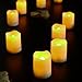 CANDLE CHOICE Set of 6 Votive Flameless Candles with Timer, 400-hour Battery Life