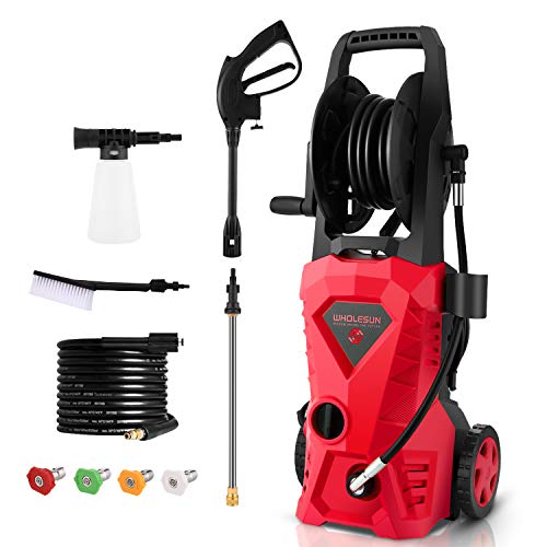 WHOLESUN 3600PSI Electric Pressure Washer 1900W High Power Washer 2.6