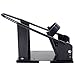 Goplus Motorcycle Wheel Chock Cradle Scooter Bike Stand Lift Mount Trailer (Black)
