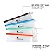 Eqowoox Reusable Silicone Food Bag - 2 Large & 2 Small, BPA Free, Dishwasher Safe, Leak Proof, Ideal for Sandwich, Lunch, Sous Vide, Snack, Fruit, Freezer - Airtight Ziplock Storage Bags