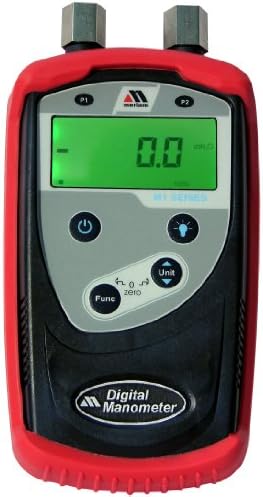Meriam M1 Series Digital Manometer Calibrator, 0-100.0 psi Range, +/- 0.10% Accuracy, 1/8" NPT Female Connection