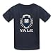 Kazza Kid's Yale University Motto Round Collar T Shirt