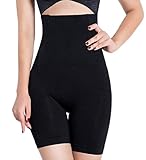 Jenbou Women's Hi-Waist Body Shaper Butt Lifter Shapewear Trainer Tummy Control Panties Seamless Thigh Slimmers Cincher